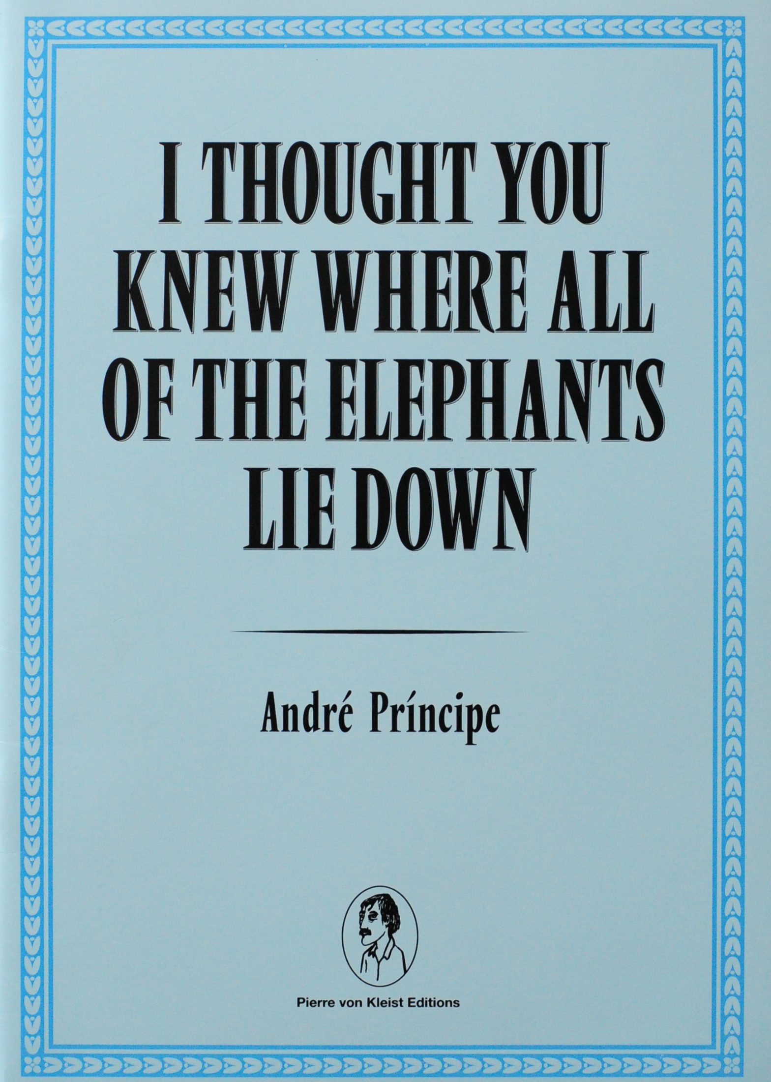 I Thought You Knew Where All Of The Elephants Lie Down, André Príncipe