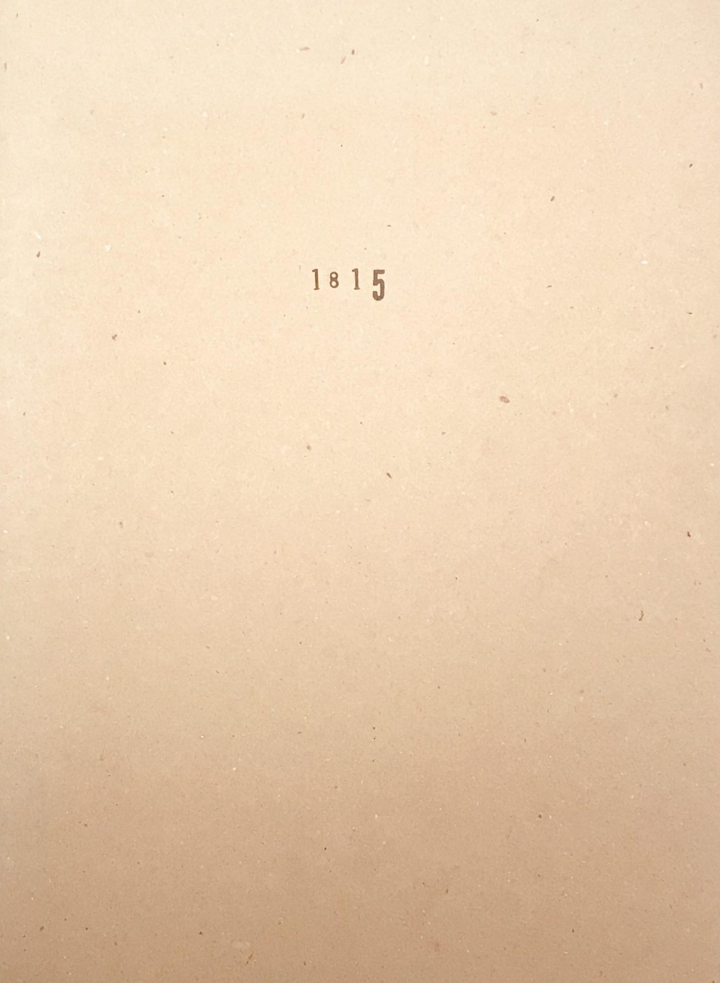 1815, Issue 1