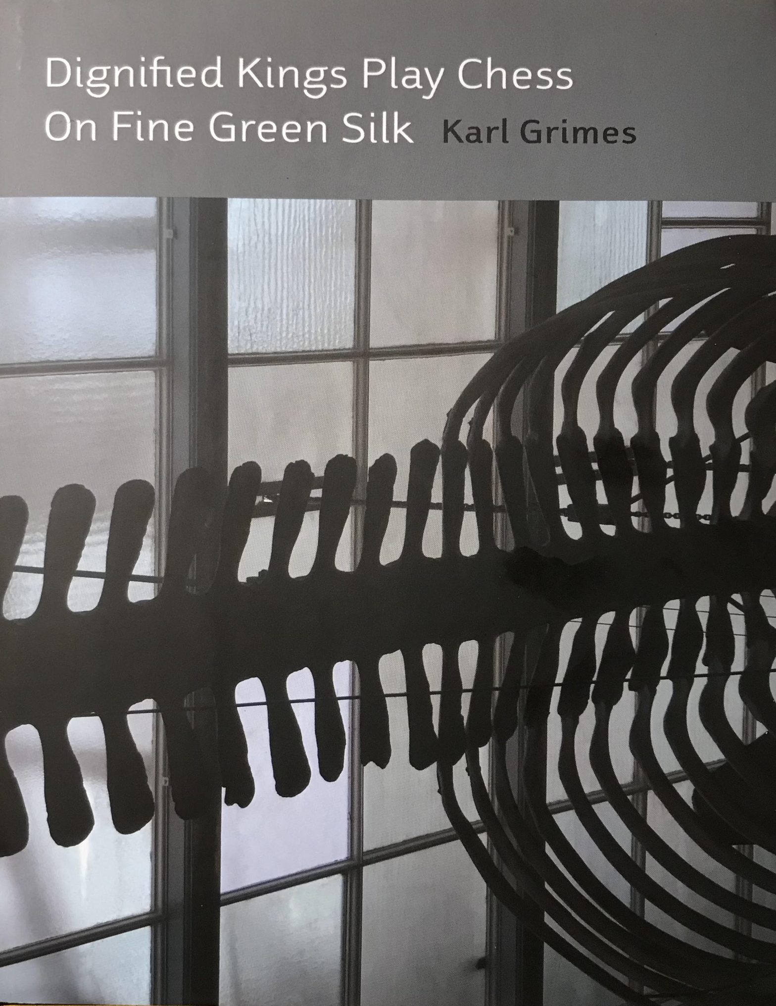 Dignified Kings Play Chess on Fine Green Silk, Karl Grimes