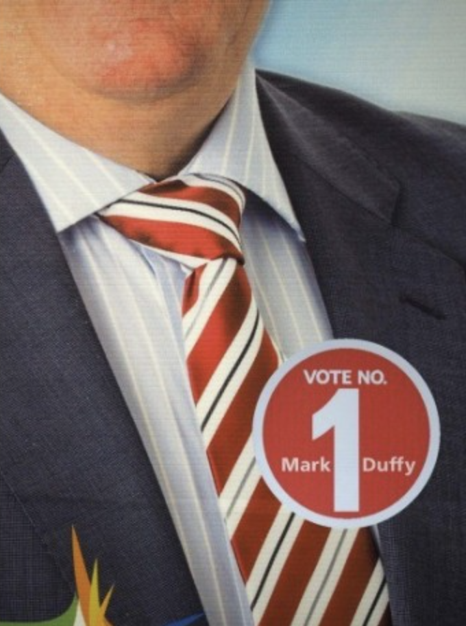 VOTE NO. 1 Mark Duffy