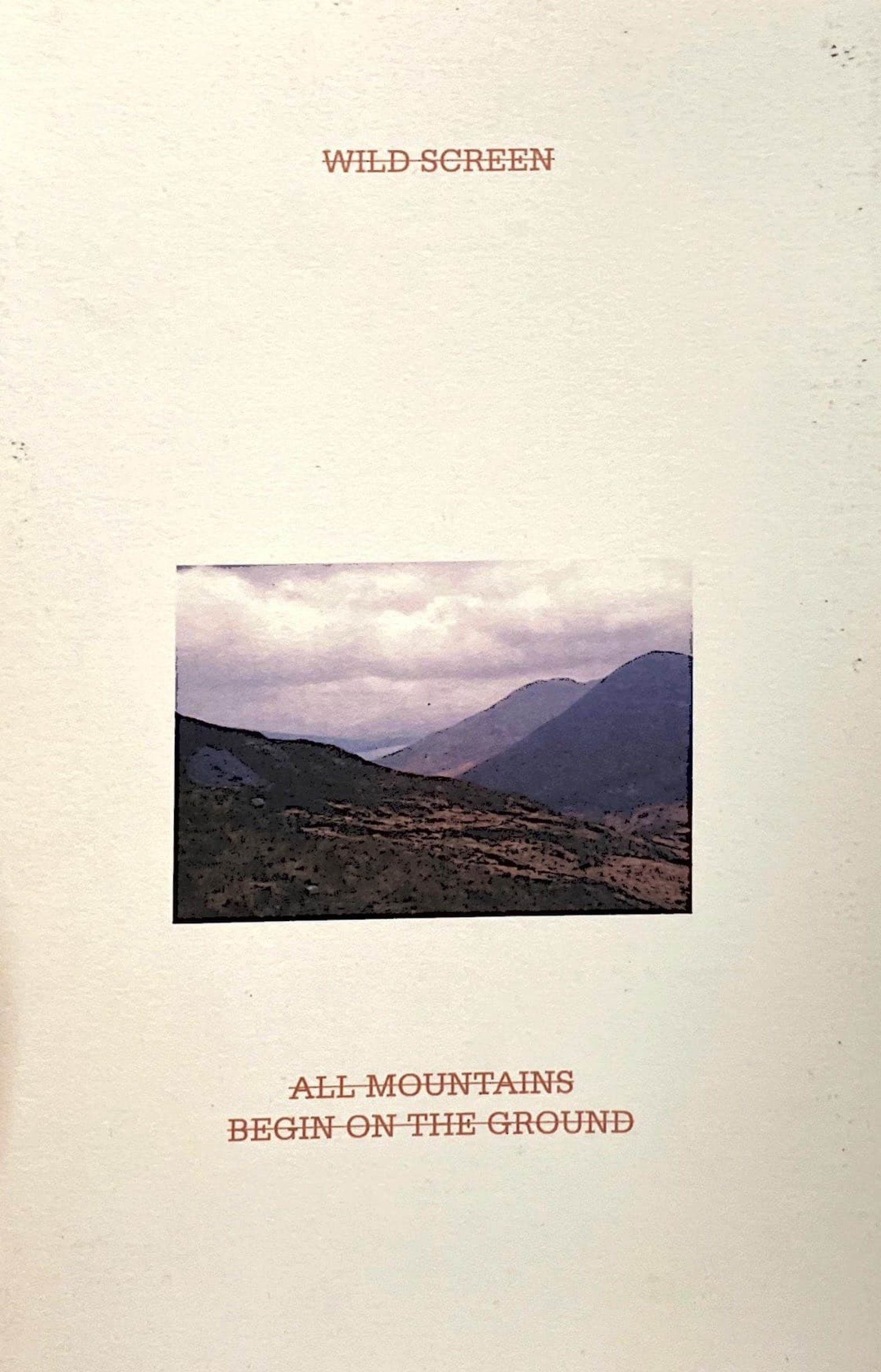 All Mountains Begin on the Ground