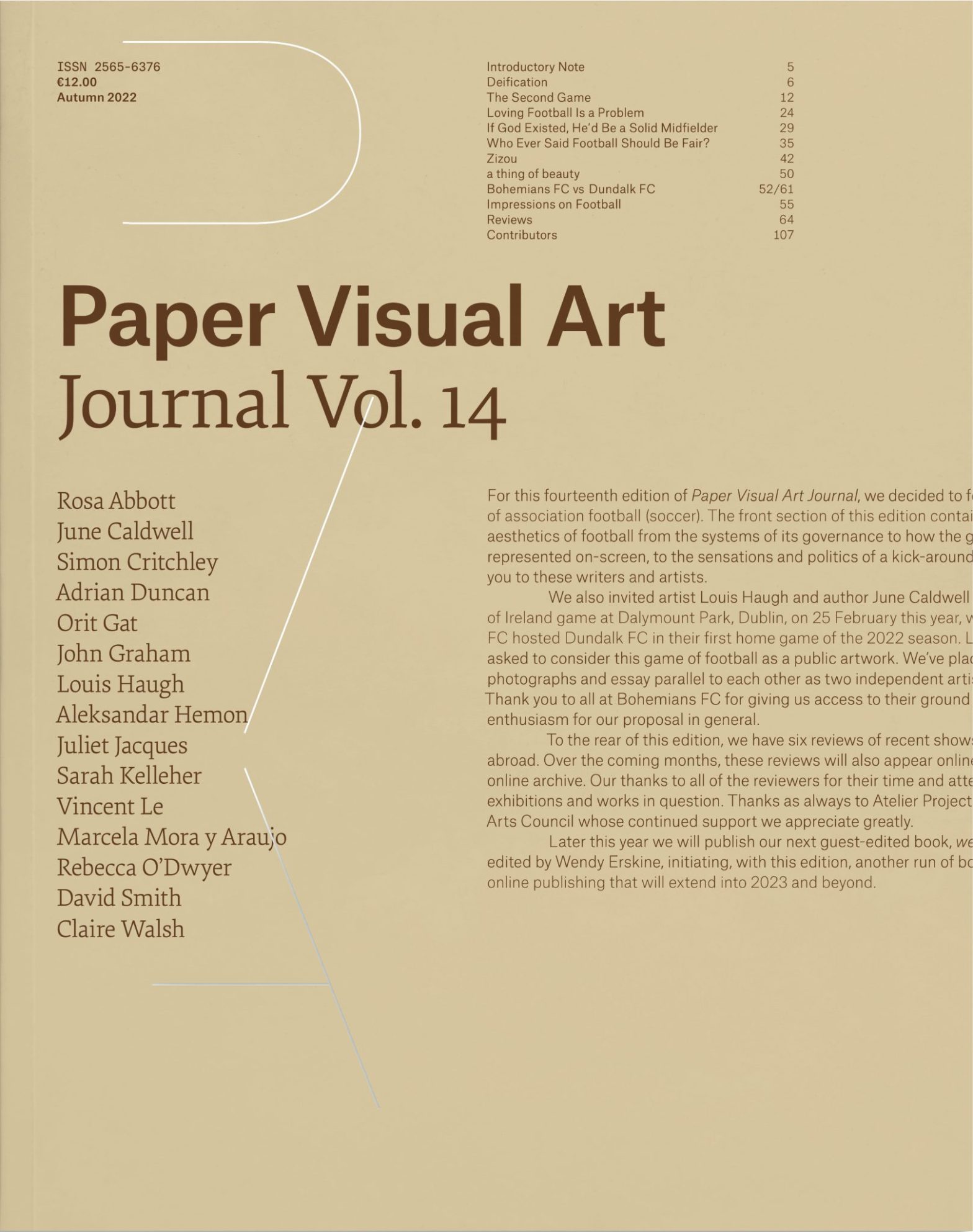 Paper Visual Art Journal  Vol. 14