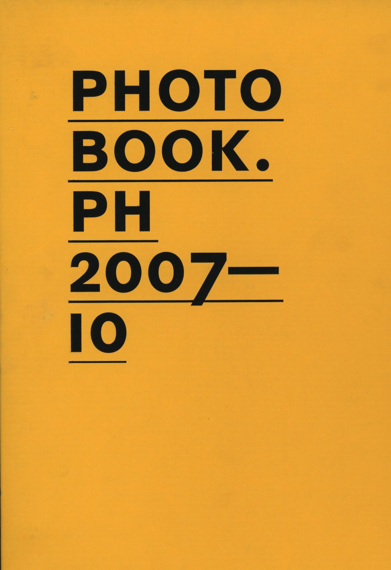 PHOTOBOOK.PH: 2007 - 10