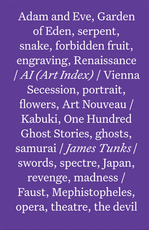AI (Art Index), James Tunks