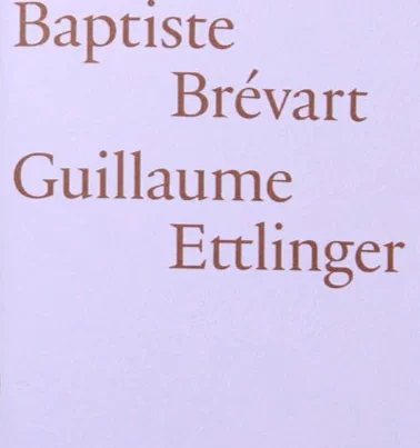 collection Digressions, Baptiste Brévart and Guillaume Ettlinger 
