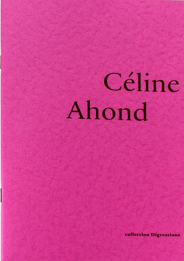 collection Digressions, Céline Ahond