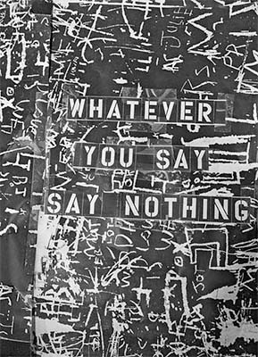 Whatever You Say, Say Nothing, Gilles Peress